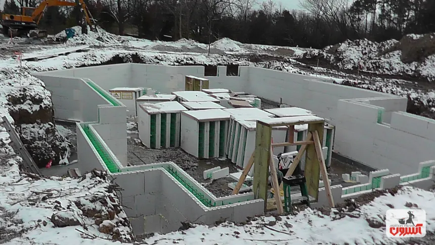 بتن ریزی در فصل سرد